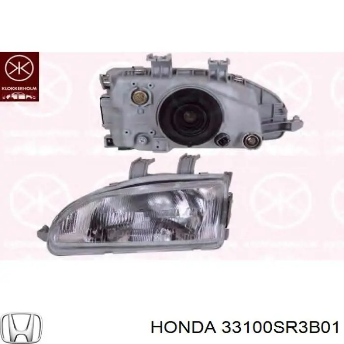 Купити 33100SR3B01 Honda Права блок фара