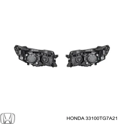 33100TG7A21 Honda Основна фара - вставка