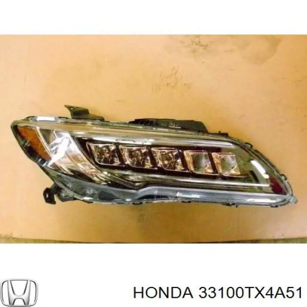 Фара правая Honda 33100TX4A51 ціна, від 118.51 USD