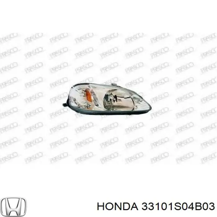 Фара правая Honda 33101S04B03 ціна, від 57.61 USD