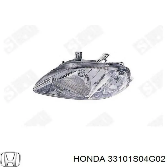 Фара права 33101S04G02 Honda