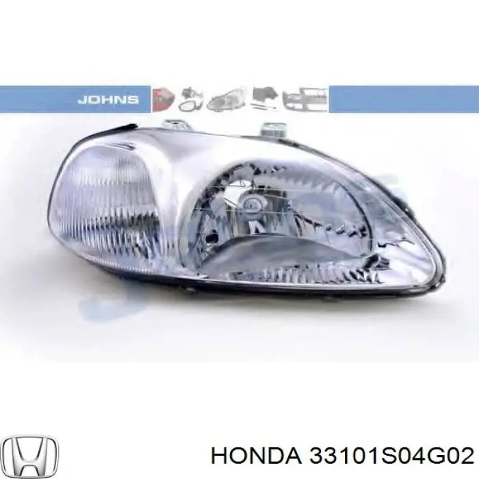 Купити 33101S04G02 Honda Права блок фара
