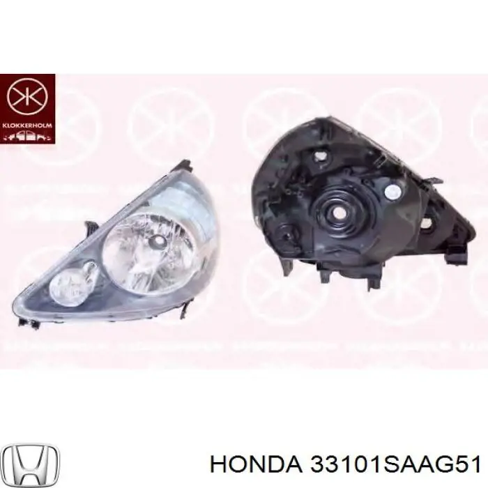 Купити 33101SAAG52 Honda Права блок фара