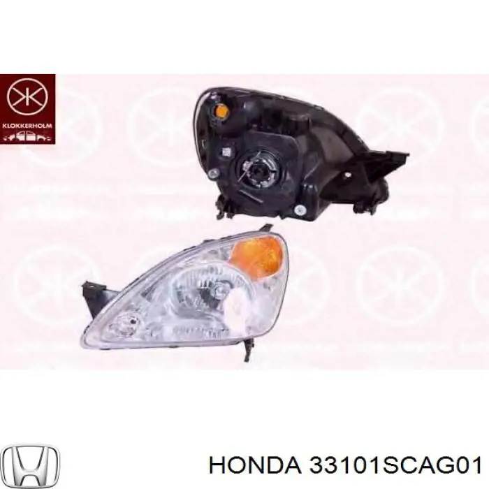 Купити 33101SCAG01 Honda Права блок фара