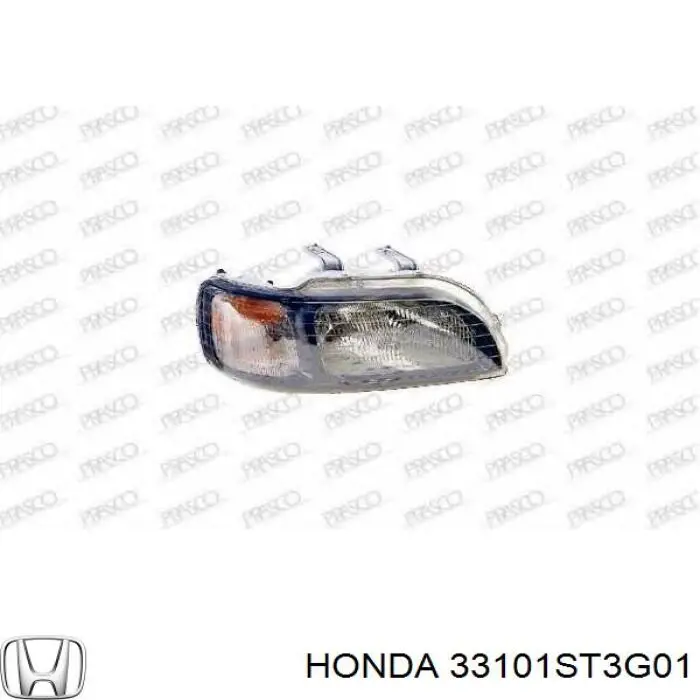 Фара права 33101ST3G01 Honda