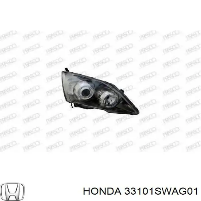 Фара правая Honda 33101SWAG01 ціна, від 126.69 USD