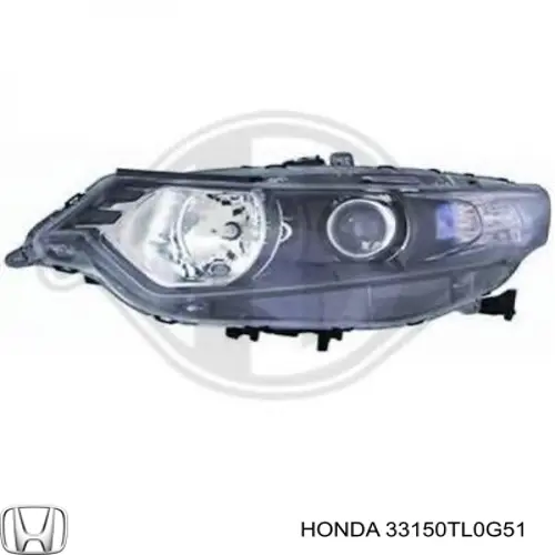 33150TL0G51 Honda Фара дальнього світла в зборі