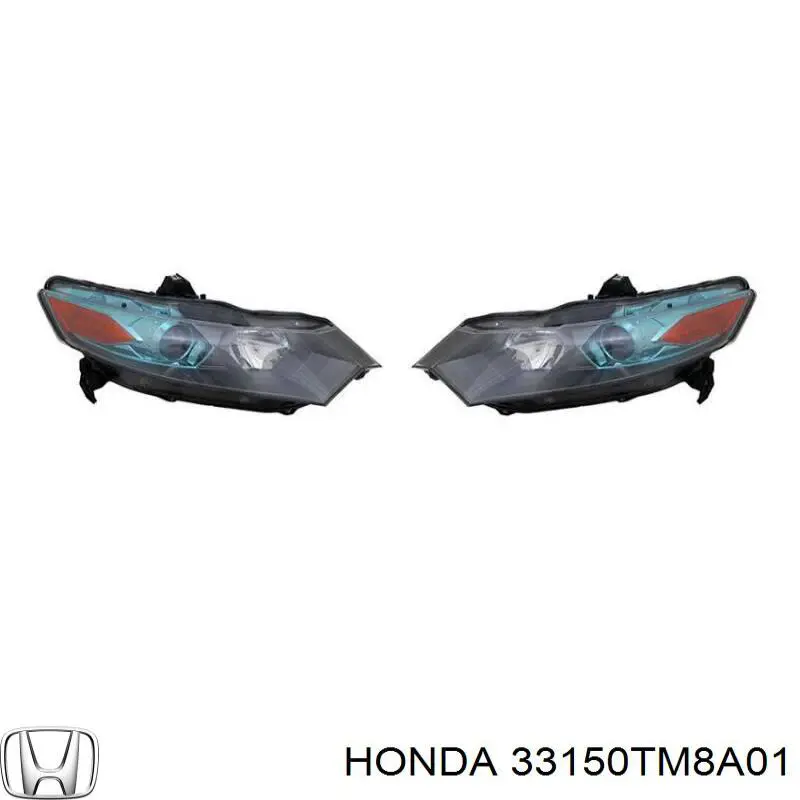 33150TM8A01 Honda Фара дальнього світла в зборі