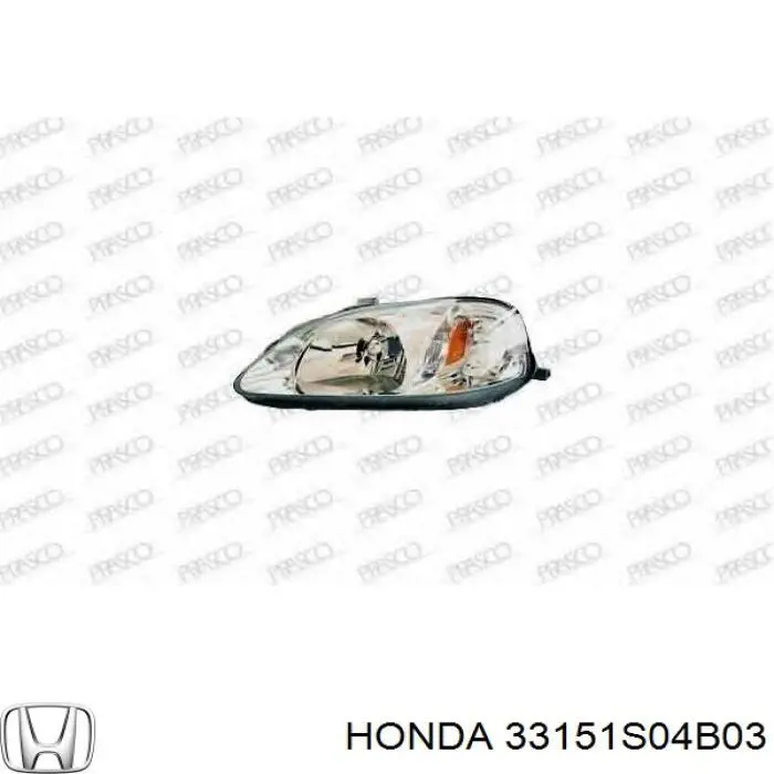 Фари Honda 33151S04B03 ціна, від 85.79 USD