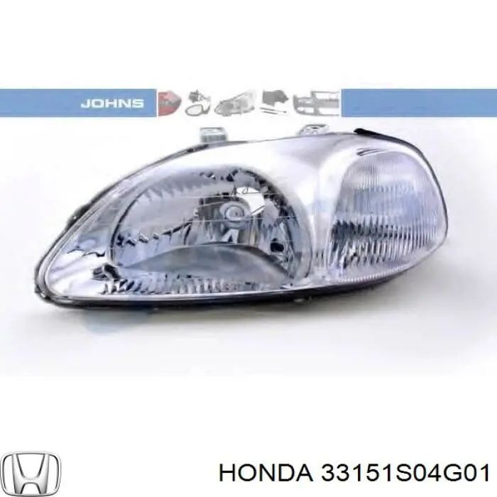 Фара ліва 33151S04G01 Honda