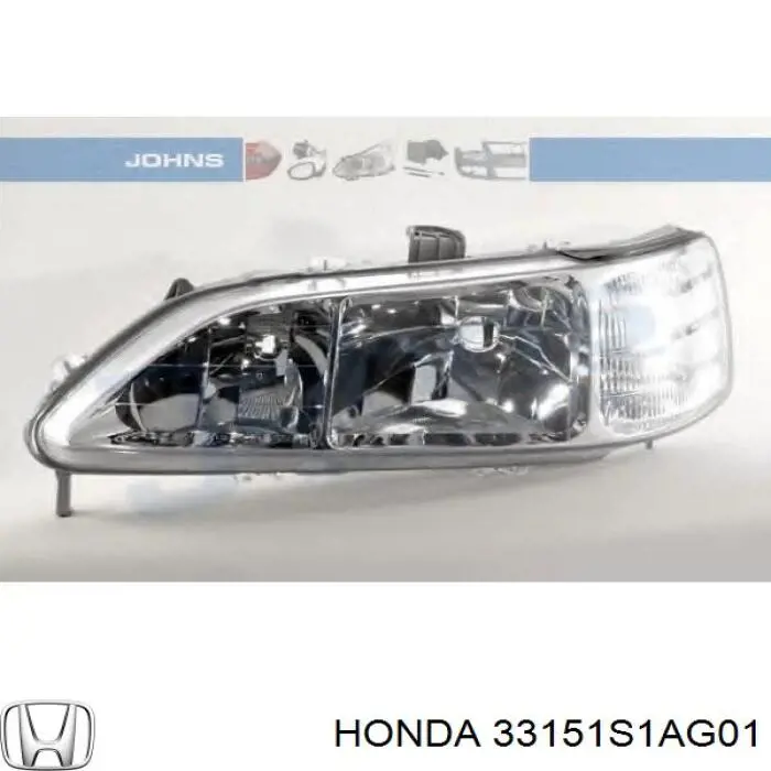 Купити 33151S1AG01 Honda Блок фара ліва