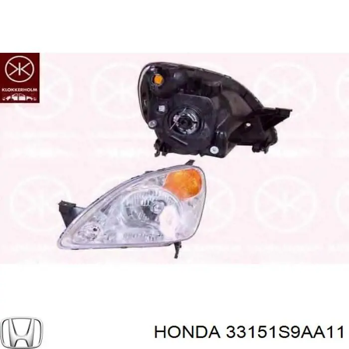 33151S9AA11 Honda Фара дальнього світла в зборі