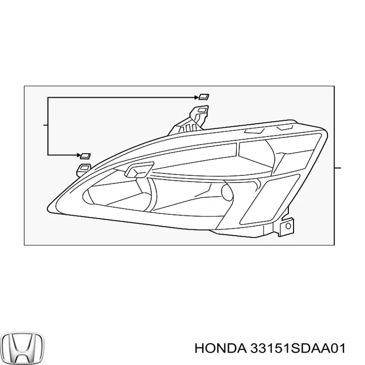 Купити 33151SDAY01 Honda Фара