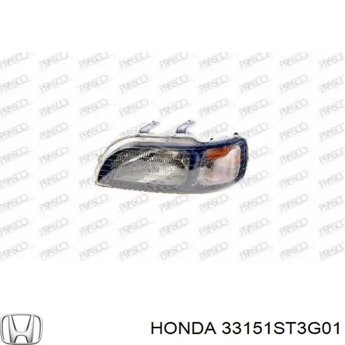 Фара права 33151ST3G01 Honda