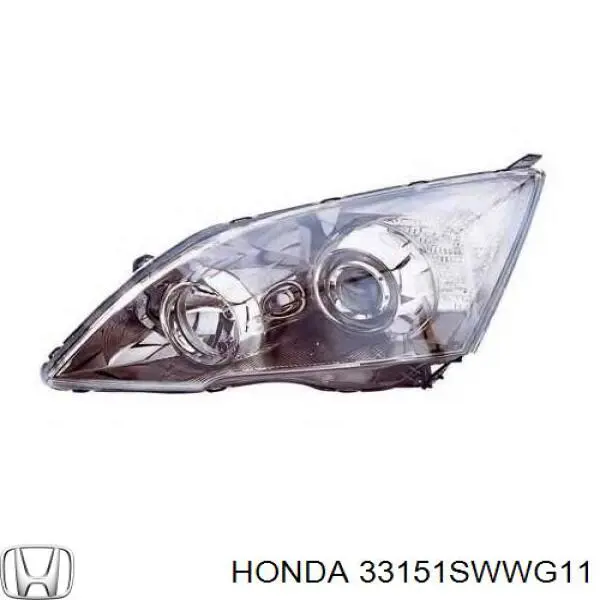 Купити 33151SWWG11 Honda Основна фара в зборі ліва