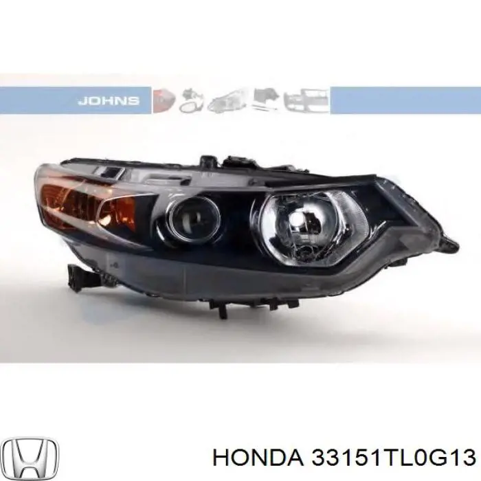 33151TL0G13 Honda Фара дальнього світла в зборі