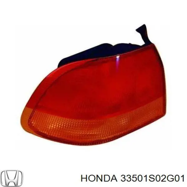 Ліхтар задній правий, зовнішній Honda Civic 6 (EJ6, EJ8) (Хонда Цивік)