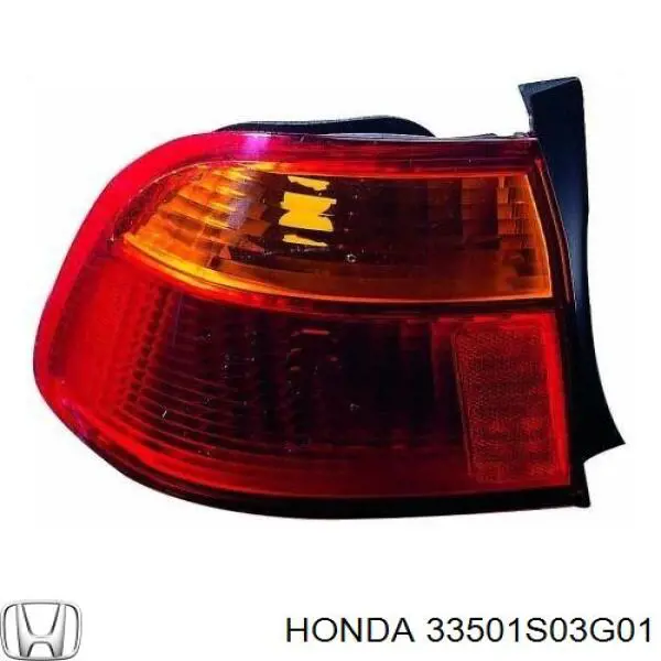 Ліхтар задній правий Honda Civic 6 (EJ9, EK1) (Хонда Цивік)