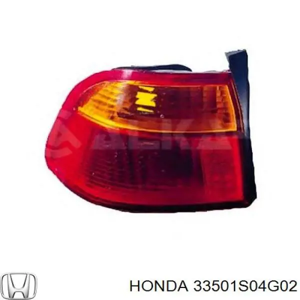 Ліхтар задній правий, зовнішній Honda Civic 6 (EJ9, EK1) (Хонда Цивік)