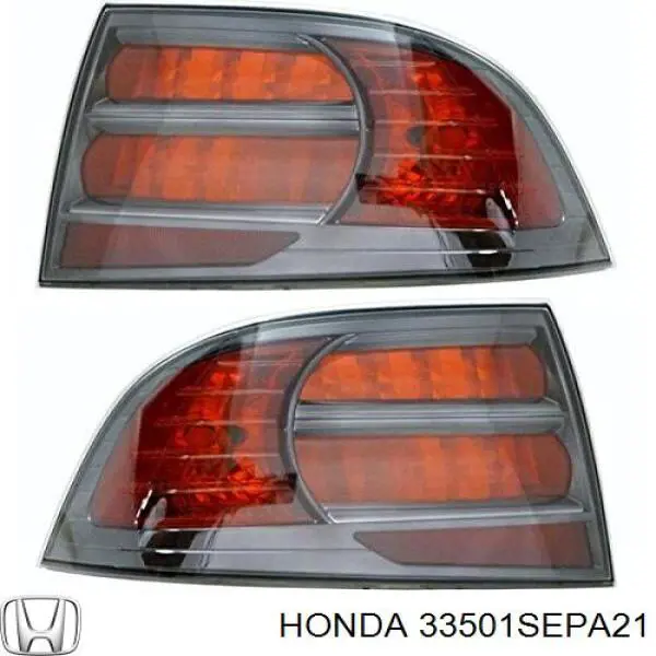 33501SEPA21 Honda ліхтар задній правий, зовнішній