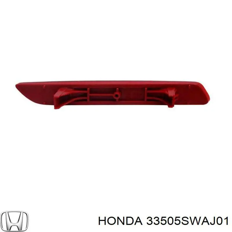 Купити 33505SWAJ01 Honda Відбивач бампера заднього правий