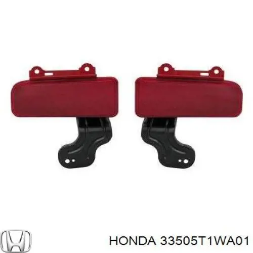 Правий катафот заднього бампера Honda 33505T1WA01 ціна, від 18.89 USD