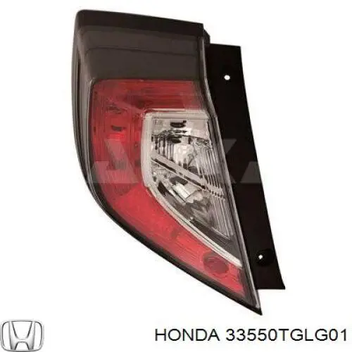 Задня ліва зовнішня фара Honda 33550TGLG01 ціна, від 180.06 USD