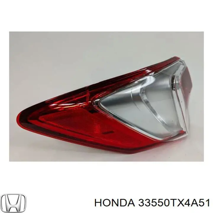 Задня ліва зовнішня фара Honda 33550TX4A51 ціна, від 175.97 USD