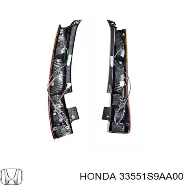 33551S9AA00 Honda ліхтар задній лівий