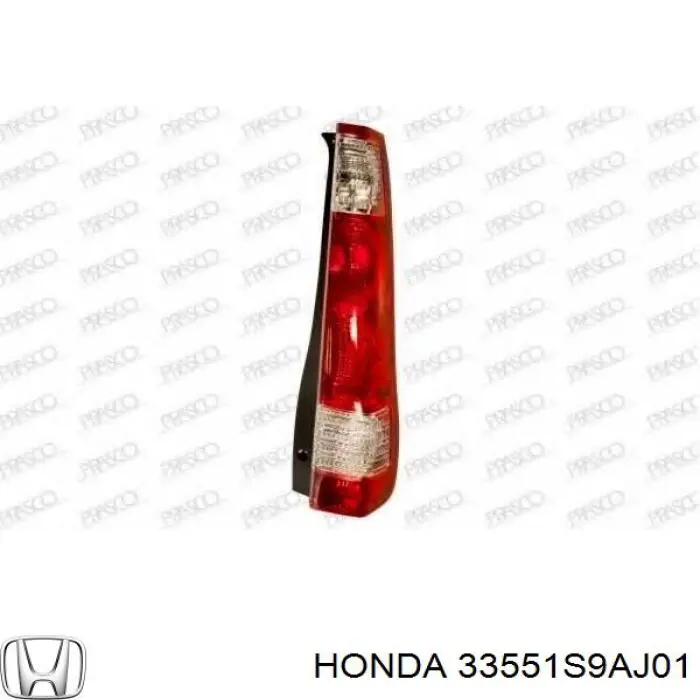 33551S9AJ01 Honda Задня ліва фара