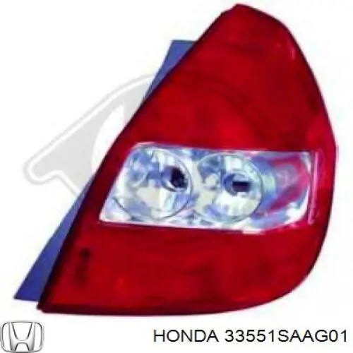 Ліхтар задній лівий Honda 33551SAAG01 ціна, від 57.61 USD