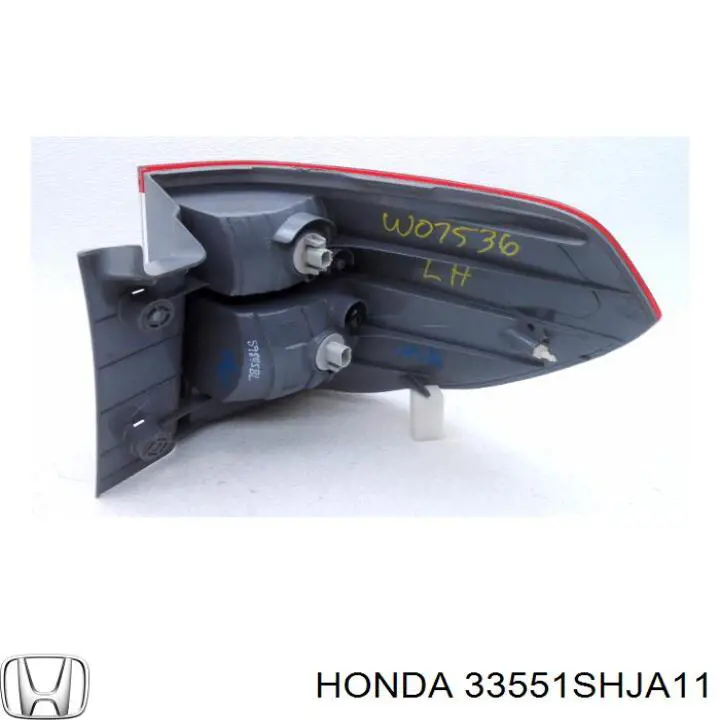 33551SHJA01 Honda ліхтар задній лівий, зовнішній