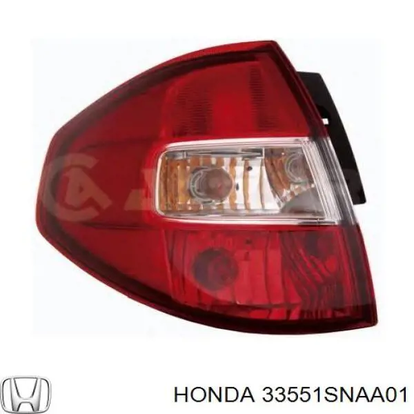 33551SNAA01 Honda Задній лівий зовнішній ліхтар