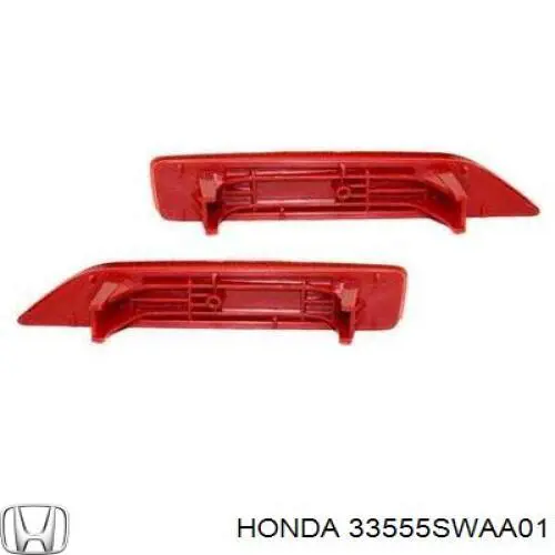 33555SWAA01 Honda Лівий катафот бампера