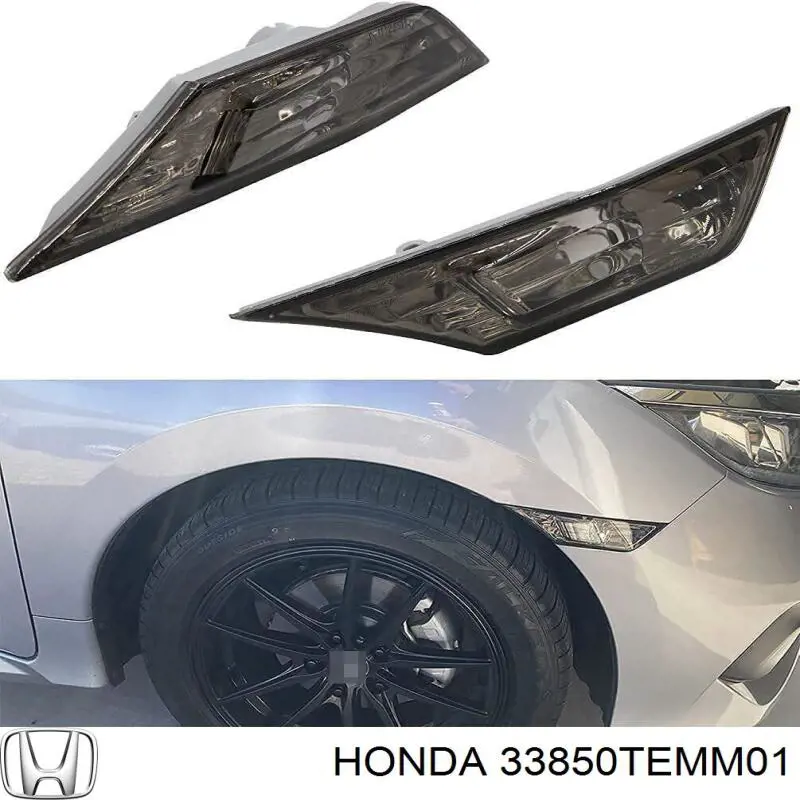 33850TEMM01 Honda Покажчик повороту на крилі
