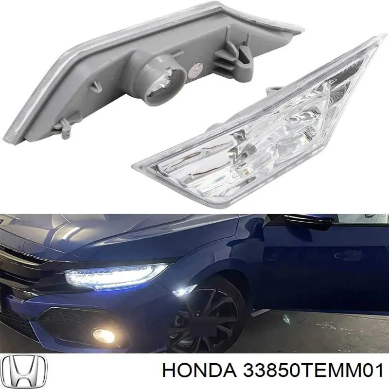 Покажчик повороту крила Honda 33850TEMM01 ціна, від 4.78 USD