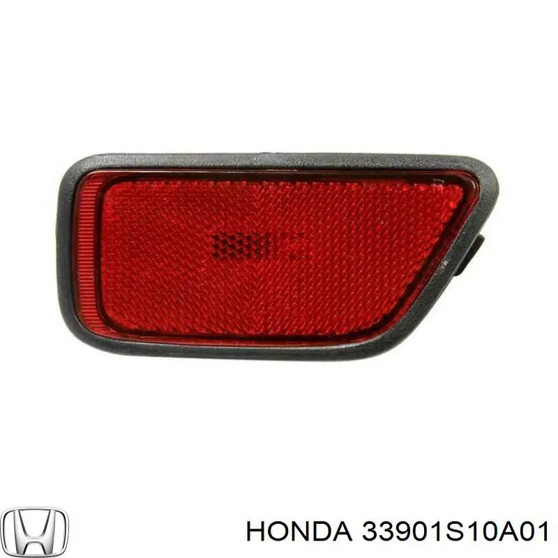 Катафот (відбивач) заднього бампера, правий на Honda CR-V (RD)