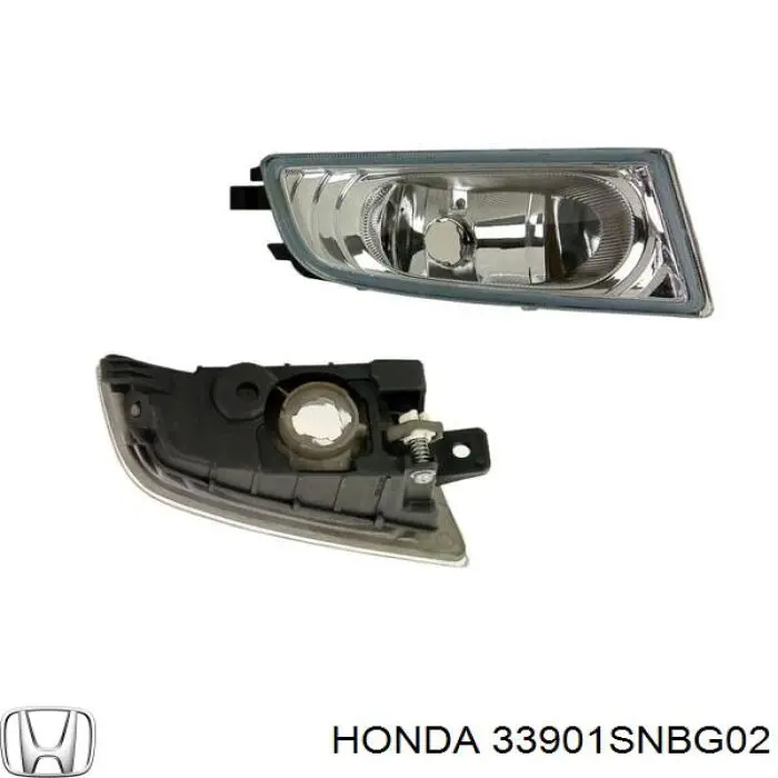 Фара протитуманна, права Honda Civic 8 (FD1) (Хонда Цивік)