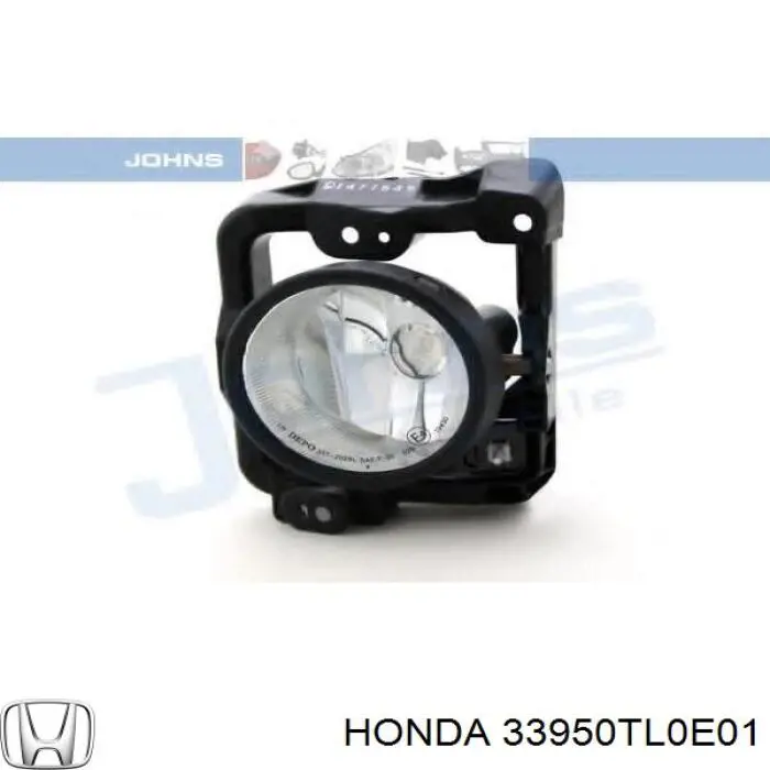 Протитуманка ліва Honda 33950TL0E01 ціна, від 44.16 USD