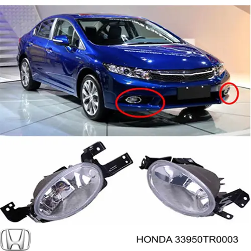 33950TR0003 Honda Протитуманка ліва