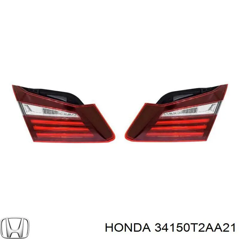 34150T2AA21 Honda Ліхтар задній правий, внутрішній
