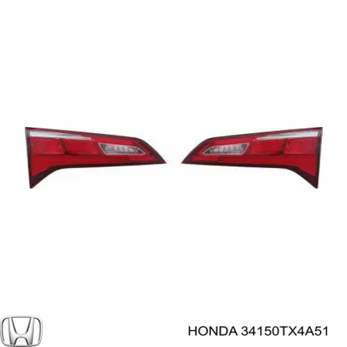 Стоп задній Honda 34150TX4A51 ціна, від 89.58 USD