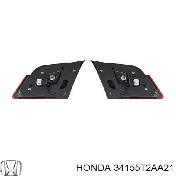 34155T2AA21 Honda Ліхтар задній лівий, внутрішній