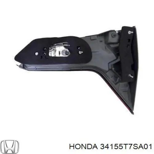 34155T7SA01 Honda Ліхтар задній лівий, внутрішній