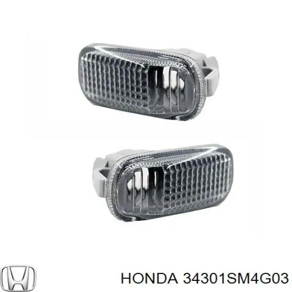 Купити 34301SM4G03 Honda Габарит передній правий