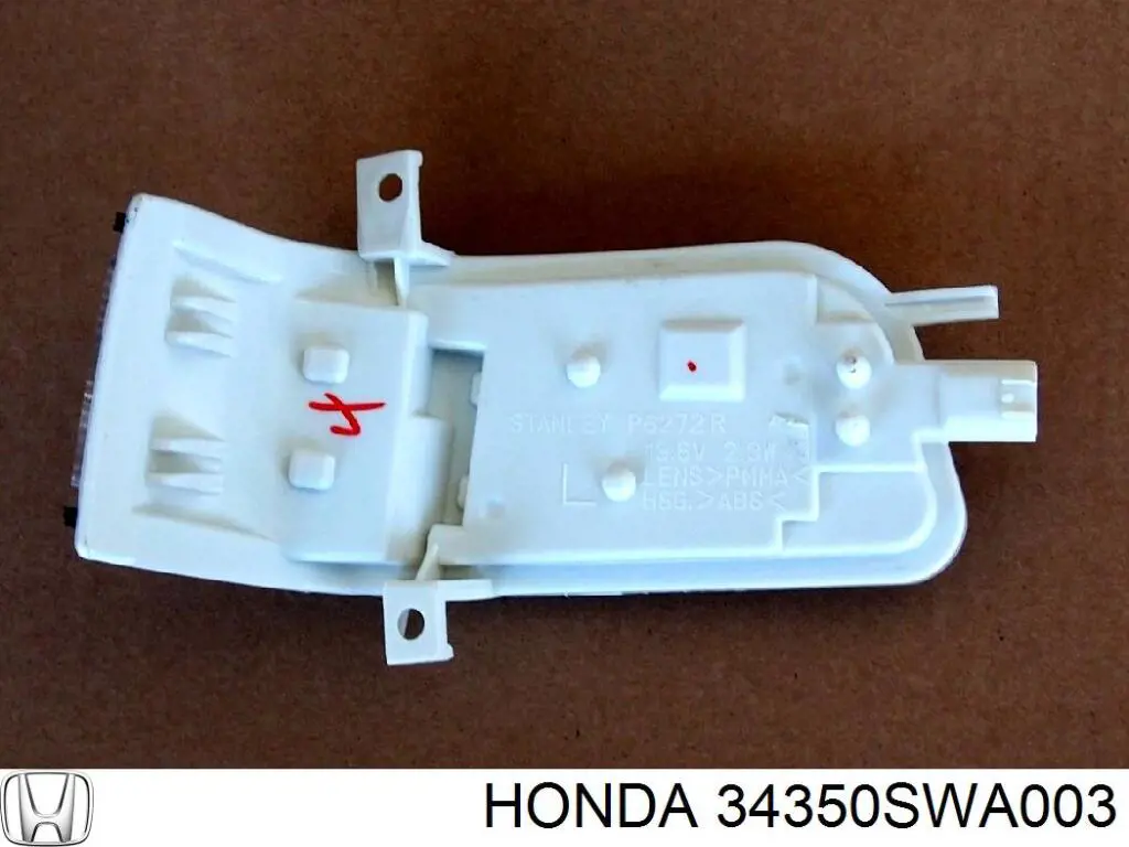 Купити 34350SWA003 Honda Покажчик повороту дзеркала, лівий