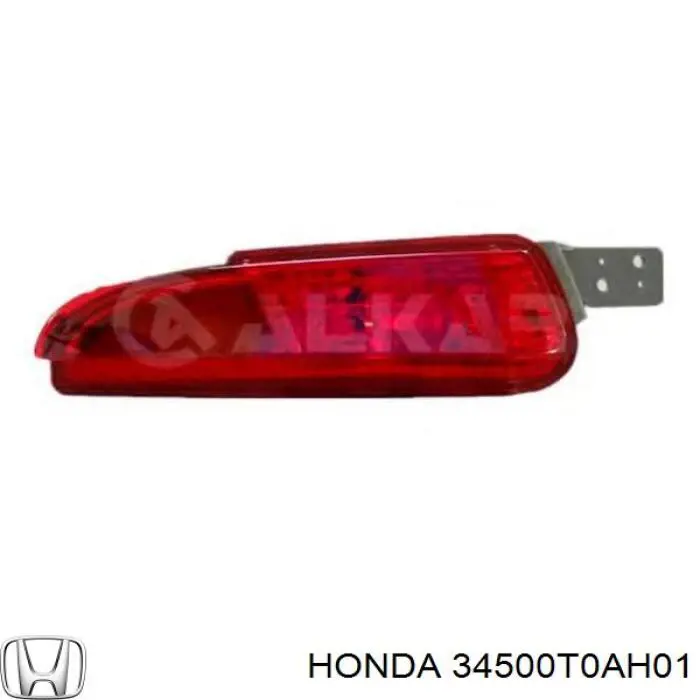 Ліхтар заднього бампера, правий 34500T0AH01 Honda
