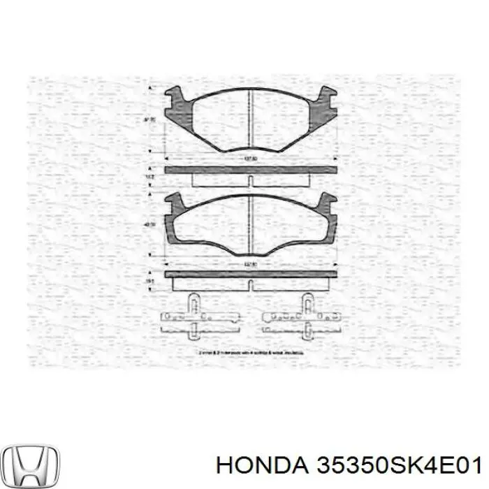 Жабка тормозу 35350SK4E01 Honda