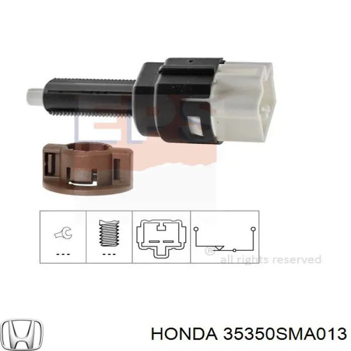 35350SMA013 Honda датчик включення стопсигналу