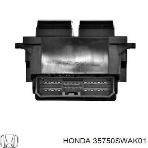Кнопковий блок керування склопідіймачами передній лівий Honda CR-V (RE) (Хонда Црв)